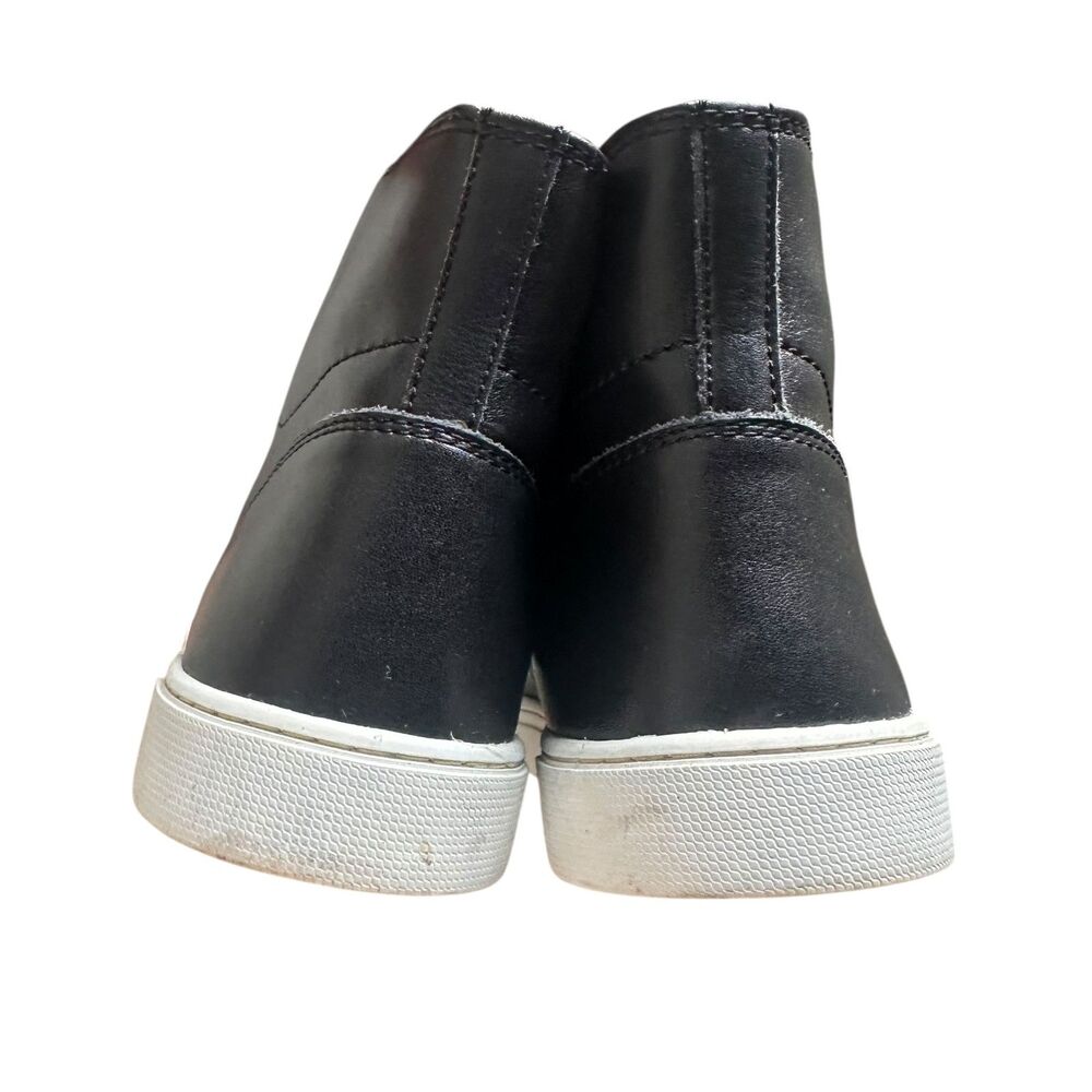 FRYE Sindy Moto Leather High Top Sneakers W Box Black Sz 11 - Picture 5 of 6